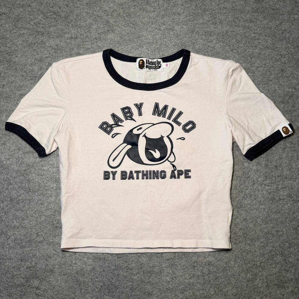 A Bathing Ape Women XS Short Sleeve Graphic T-Shirt